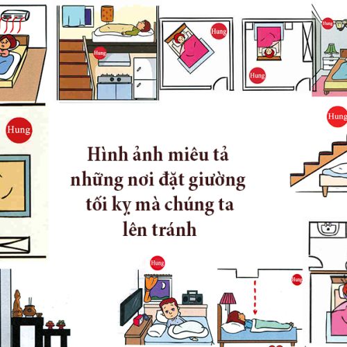 Nguyên tắc phong thủy khi bố trí giường ngủ Nguyên tắc phong thủy khi bố trí giường ngủ