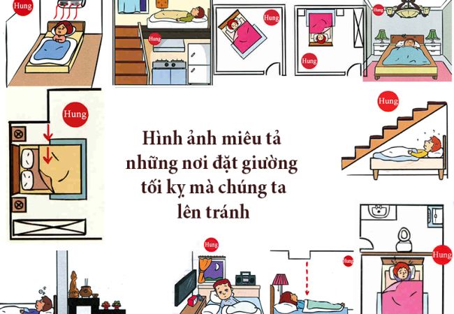 Nguyên tắc phong thủy khi bố trí giường ngủ