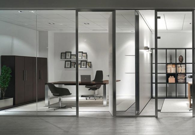 Cửa kính chống cháy cho văn phòng tại Bến Tre